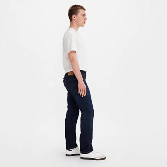 Levi's Other - NWT Levi’s 505 Regular Fit Men's Jeans in Nail Loop Knot - Dark Wash - Stretch